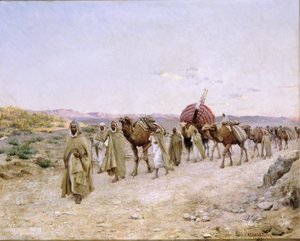 En campingvogn nær Biskra, 1892